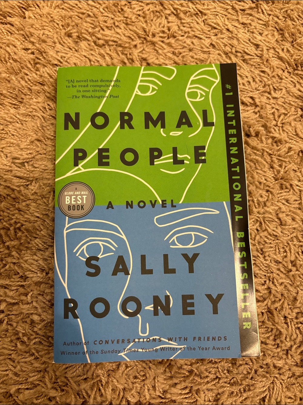 "Normal People" Paperback — Blue & Green Cover